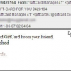You have received a Gift Card from your friend! You have received a Gift Card from your friend!