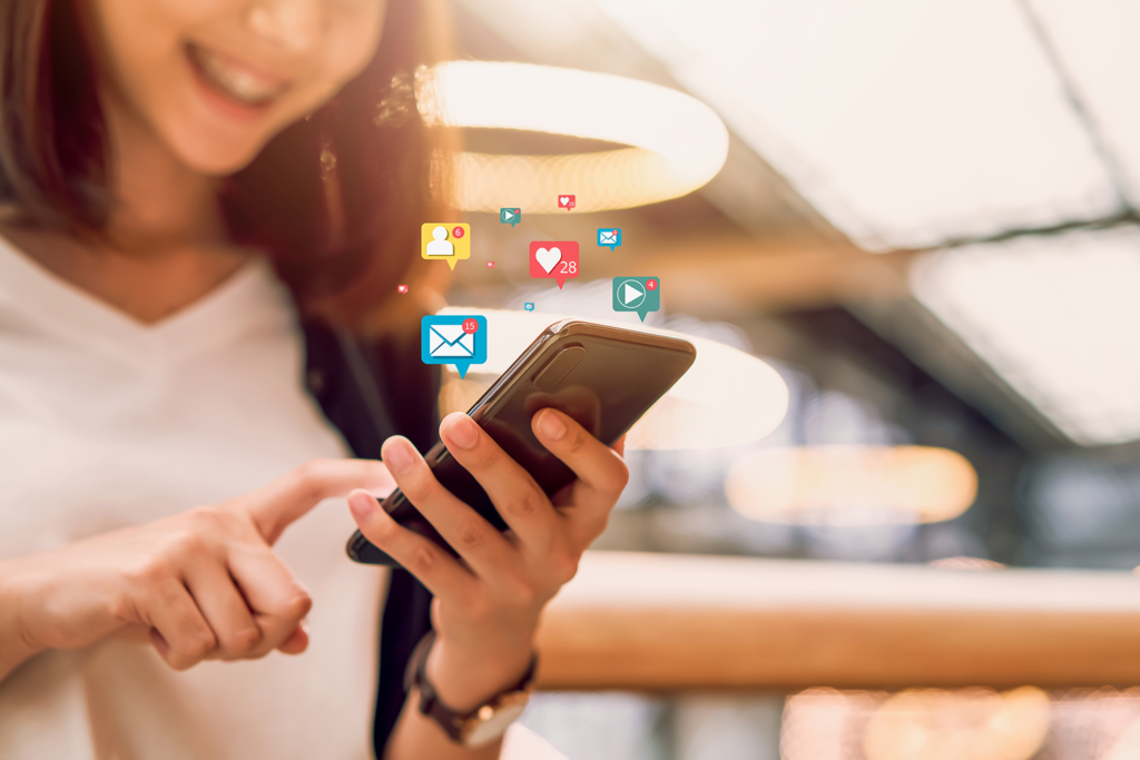 signature for text messages Using social media safely