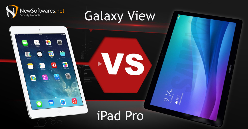 galaxy view & iPad pro