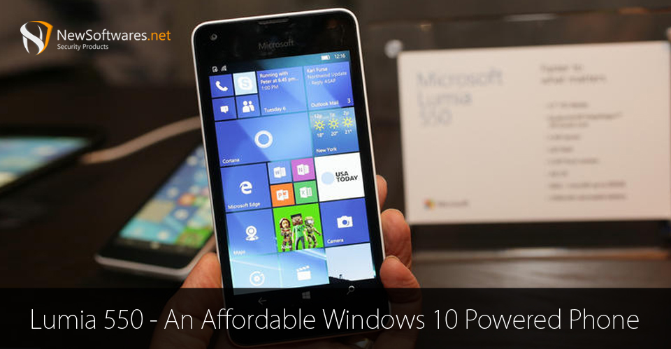 Microsoft Lumia 550 Windows 10 Powered Phone