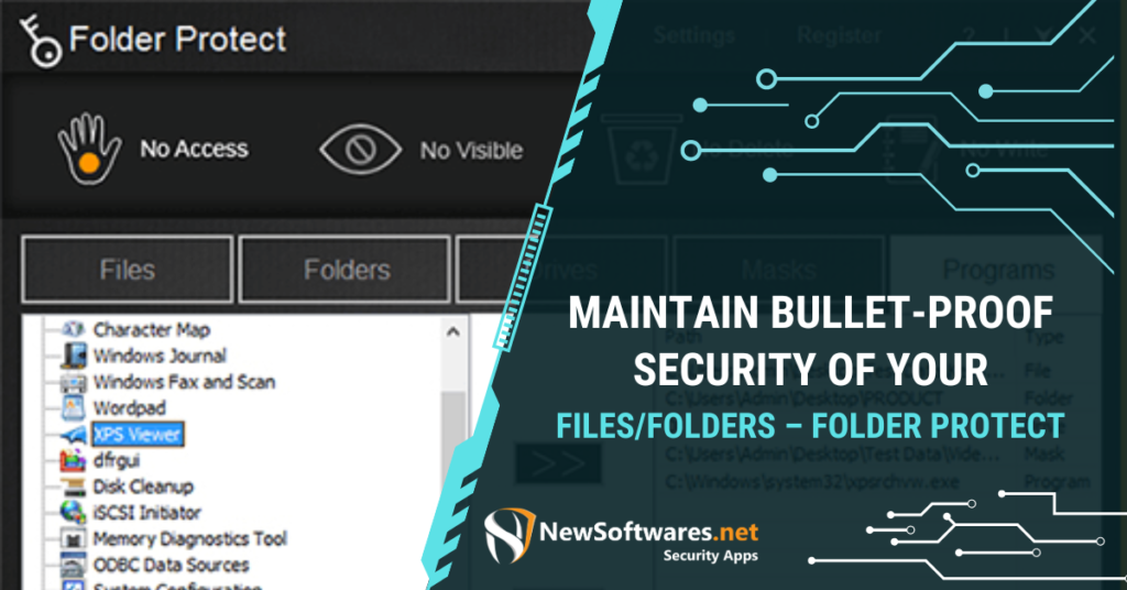 Maintain Bullet-Proof Security Of Your Files/Folders – Folder Protect