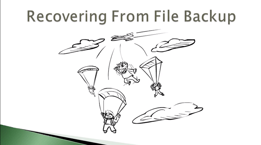 Backups and Disaster Recovery 1 role do backups play in disaster recovery?