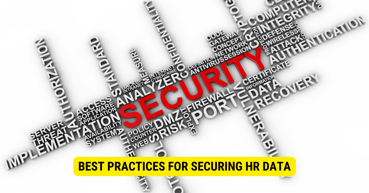 How do you secure your HR data?