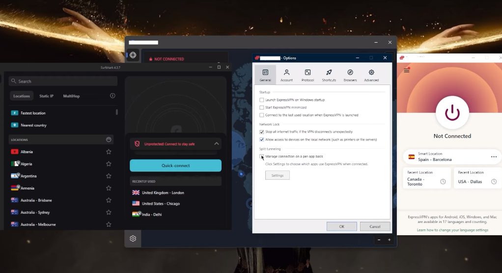 VPNs And Remote Access VPN encrypts all data