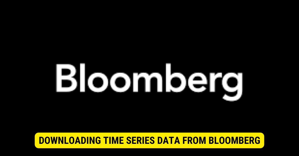 How to download Bloomberg data into Excel