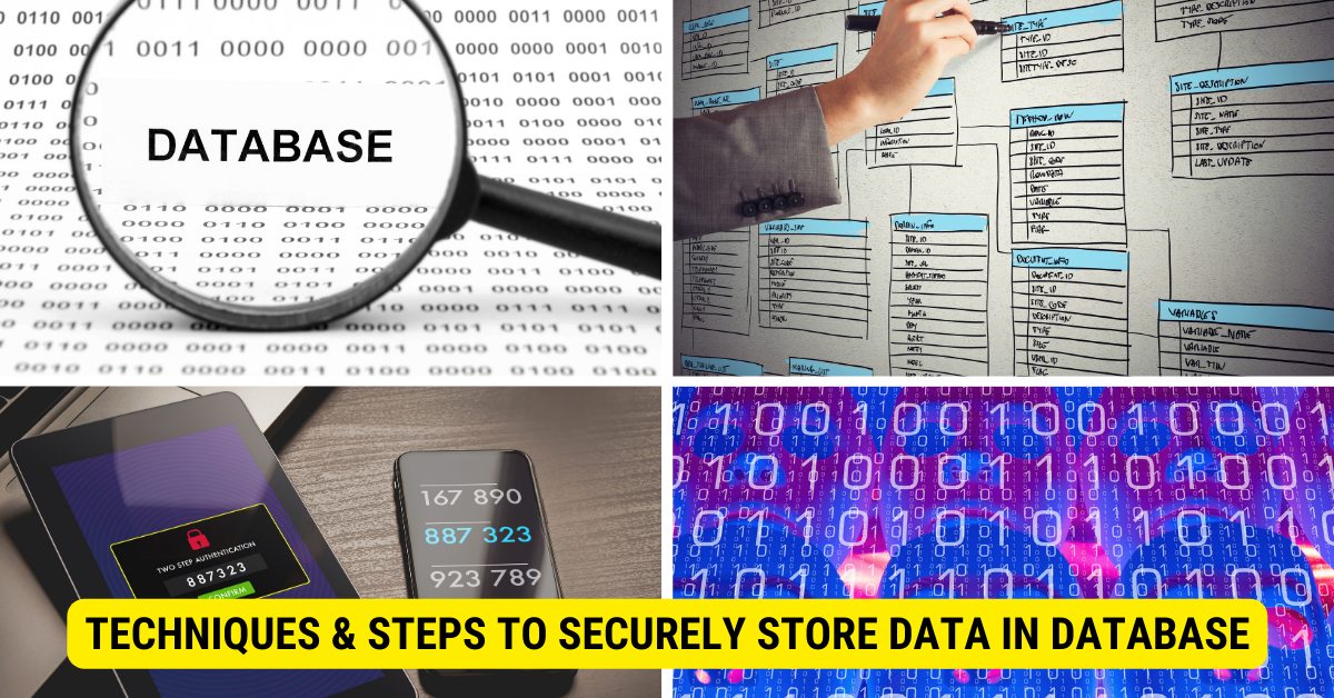 How to store personal data securely in database?