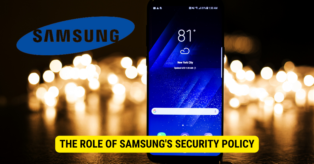 How to fix security policy prevents use of mobile data on Samsung?