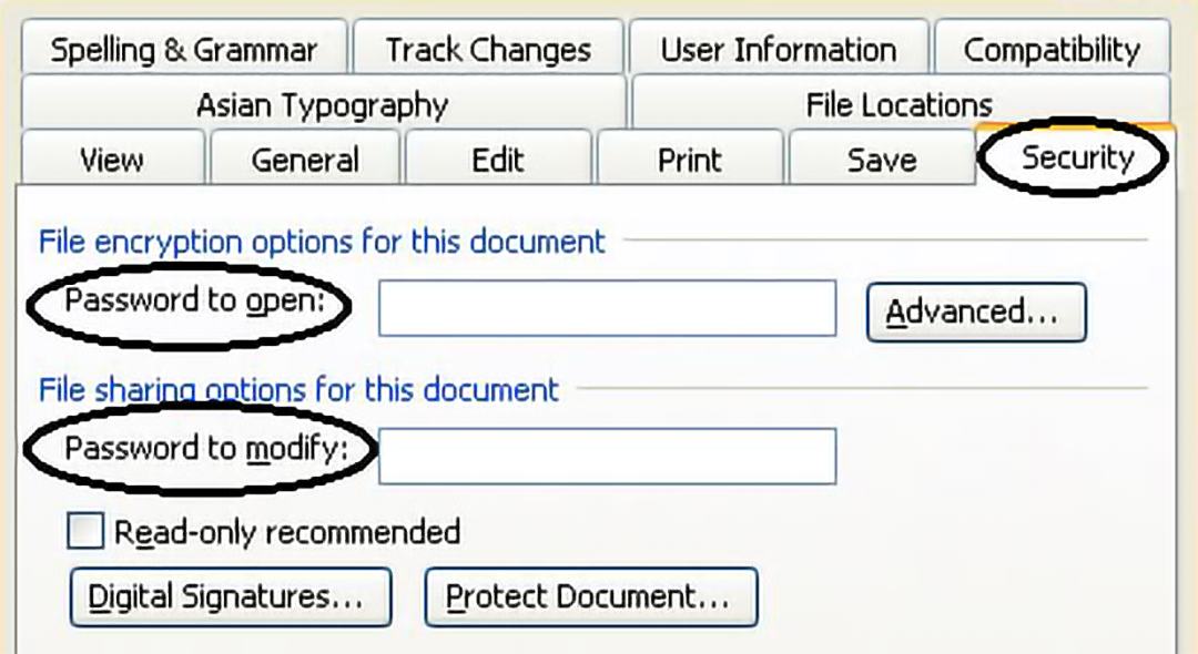 Apply Password to the File Manually 2 Password Protect USB Flash Drive on Windows