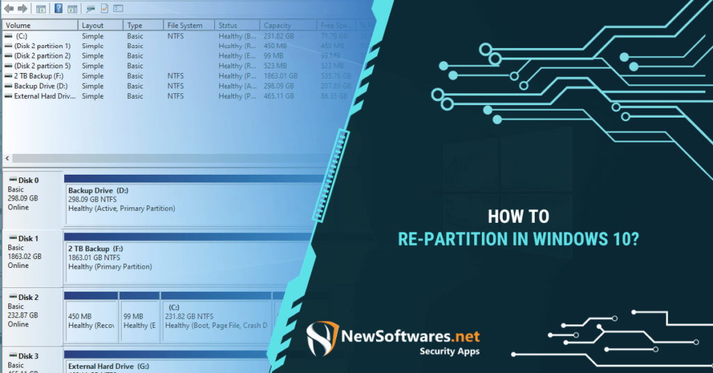 How to Repartition a Hard Drive in Windows 10