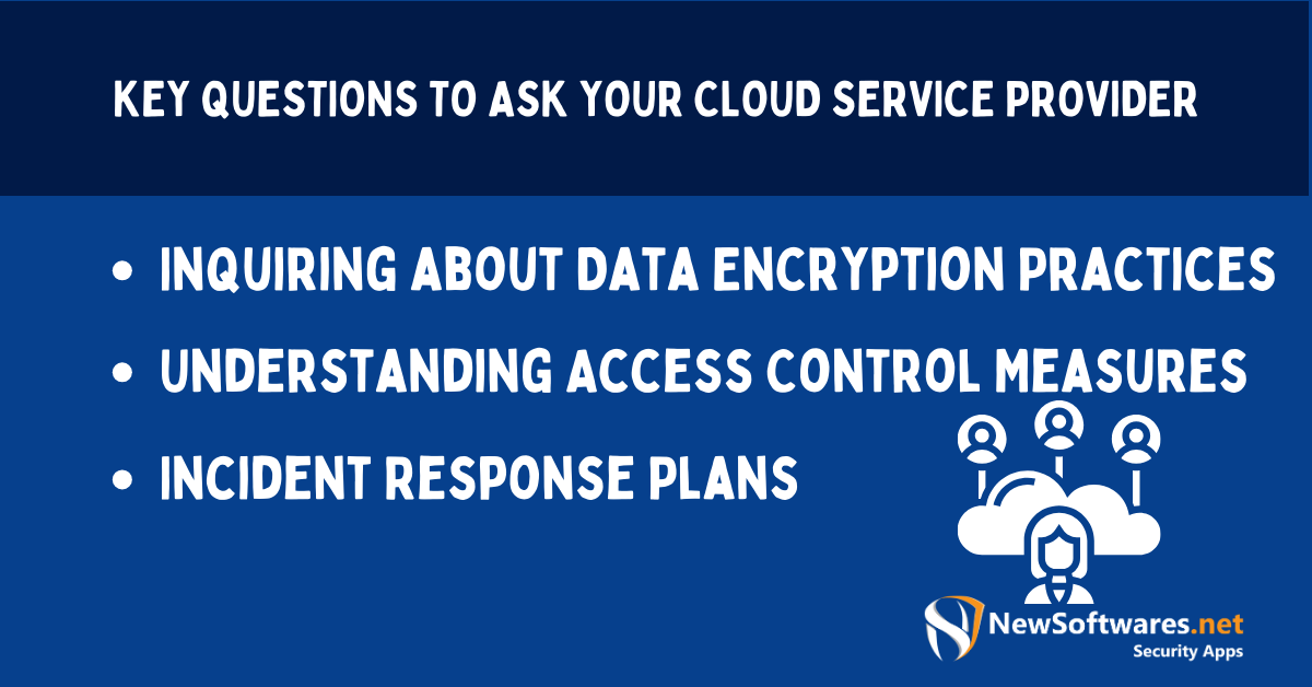 What questions should I ask a cloud service provider?