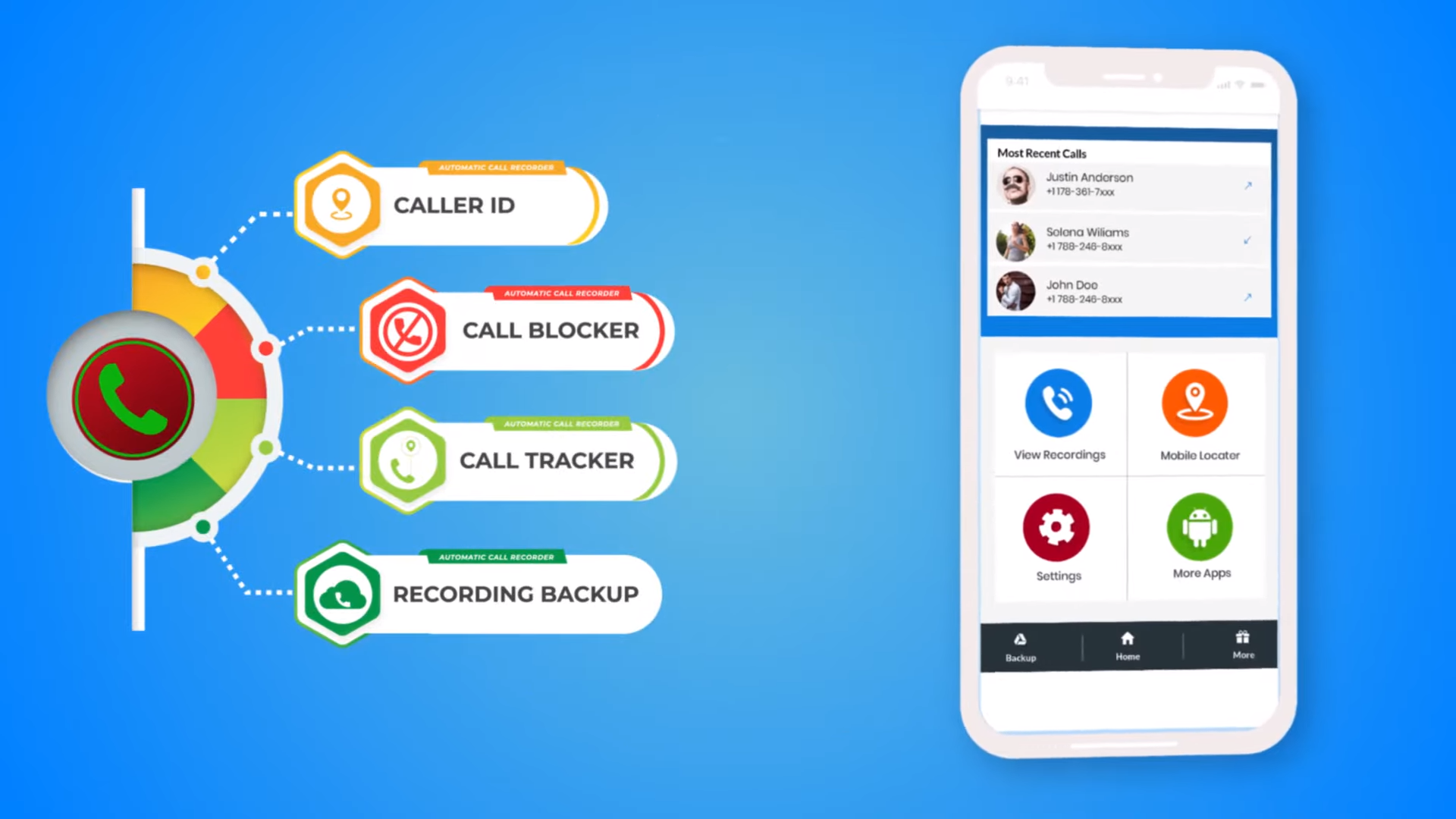 access and manage recorded calls