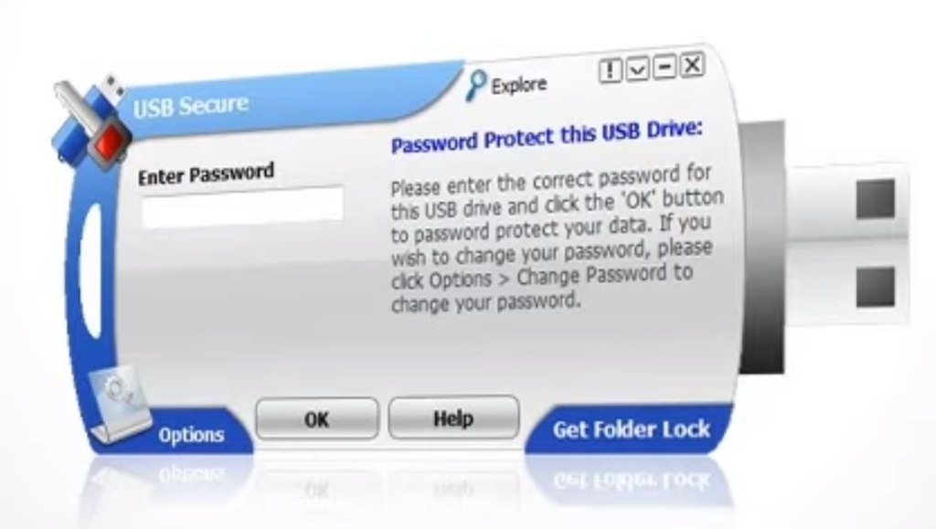 Password Protect USB Drive Through USB Secure