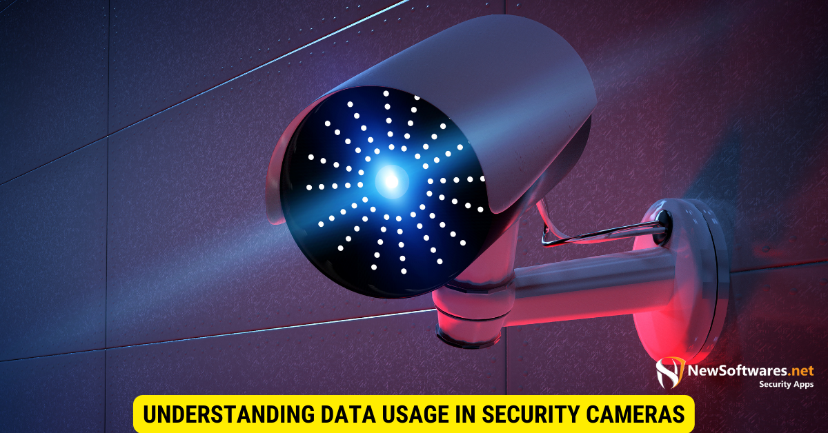 How much data does a WiFi security camera use?