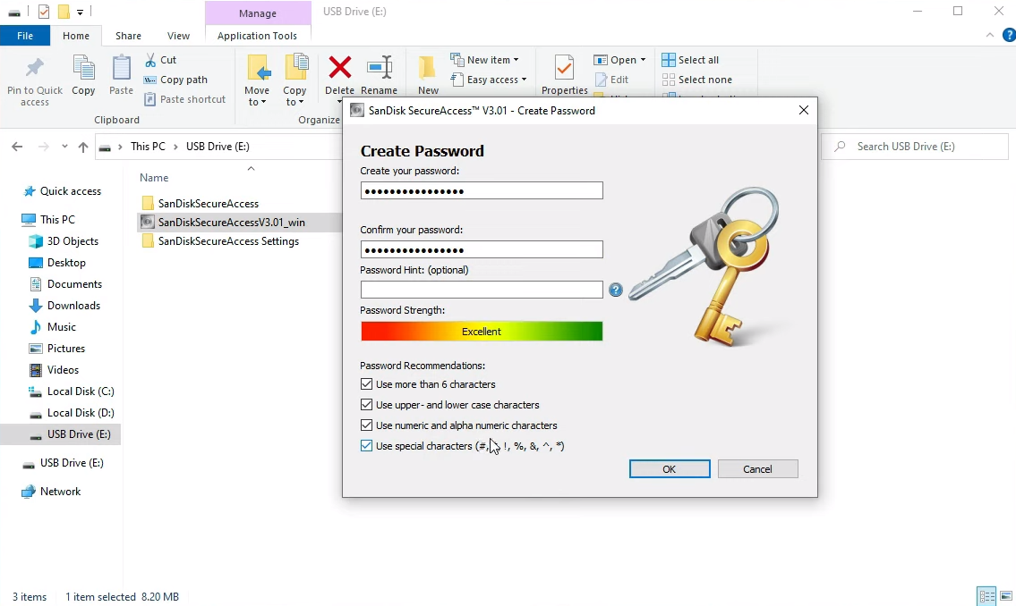 Using Flash Drives Securely protect your USB drive with a password