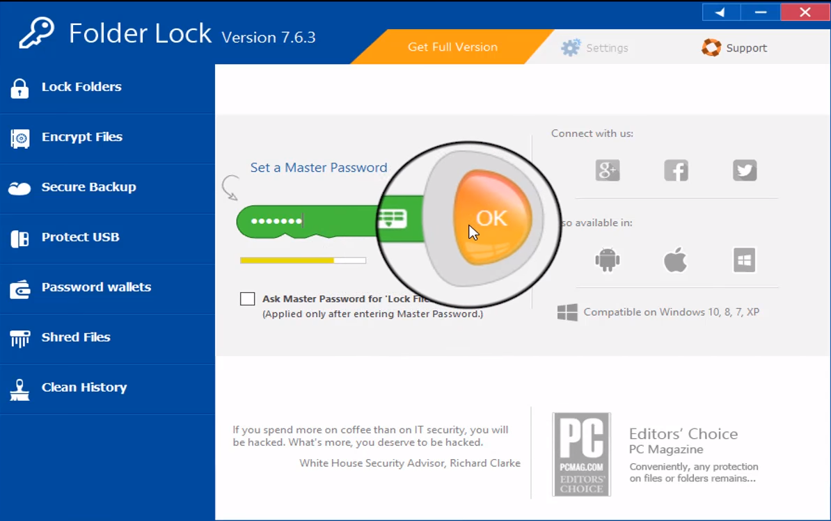 How to Password Protect Zip Or RAR File With A Password Using Folder Lock