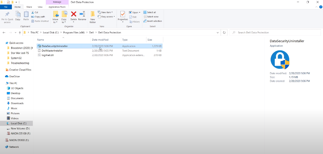 How to Uninstall Dell Data Protection