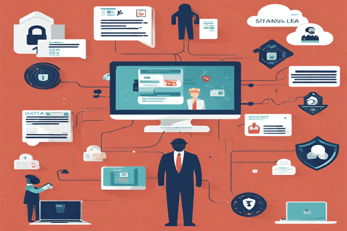 Illustration of various types of data leaks