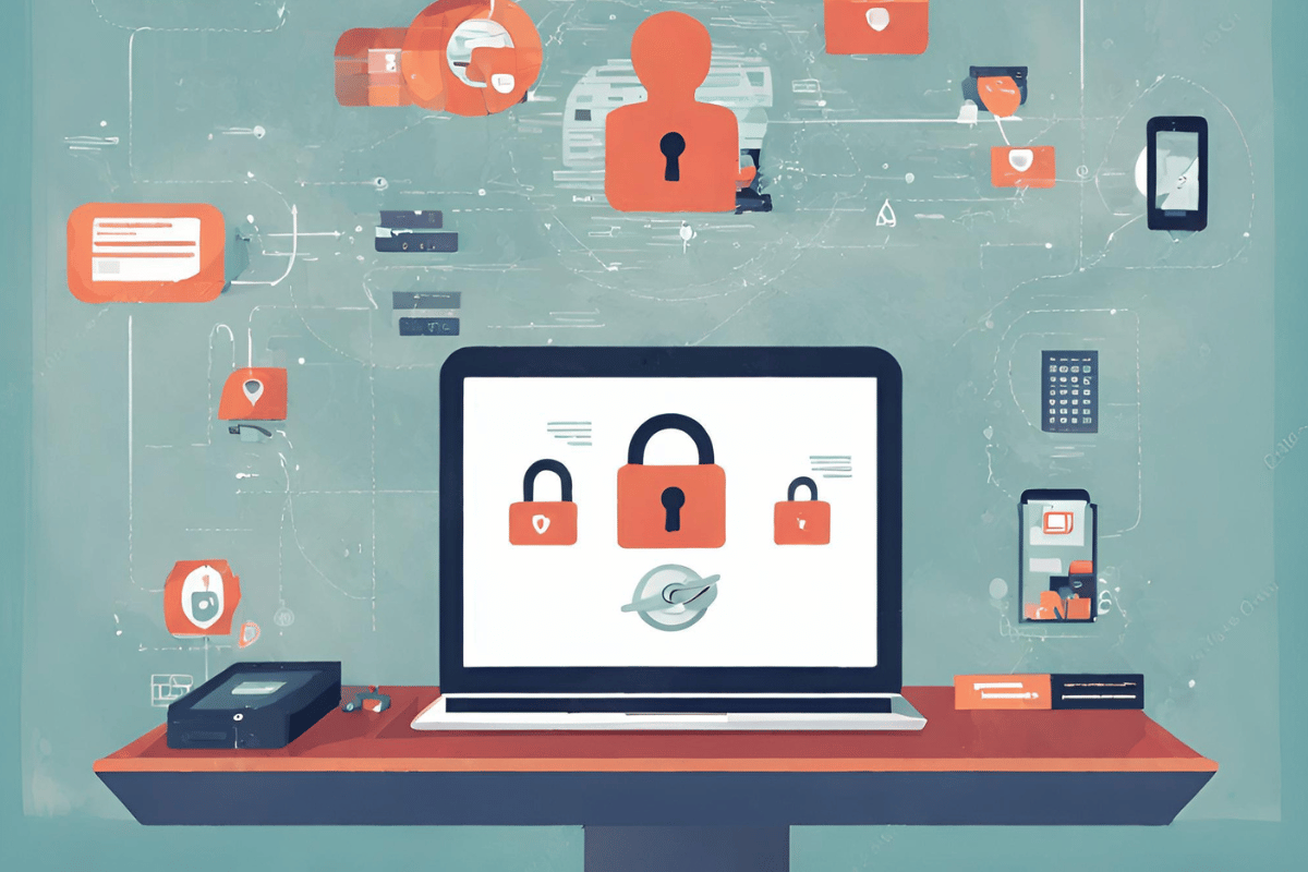 Importance of Encryption Illustration: Secure Communication, Data Storage, Password Protection