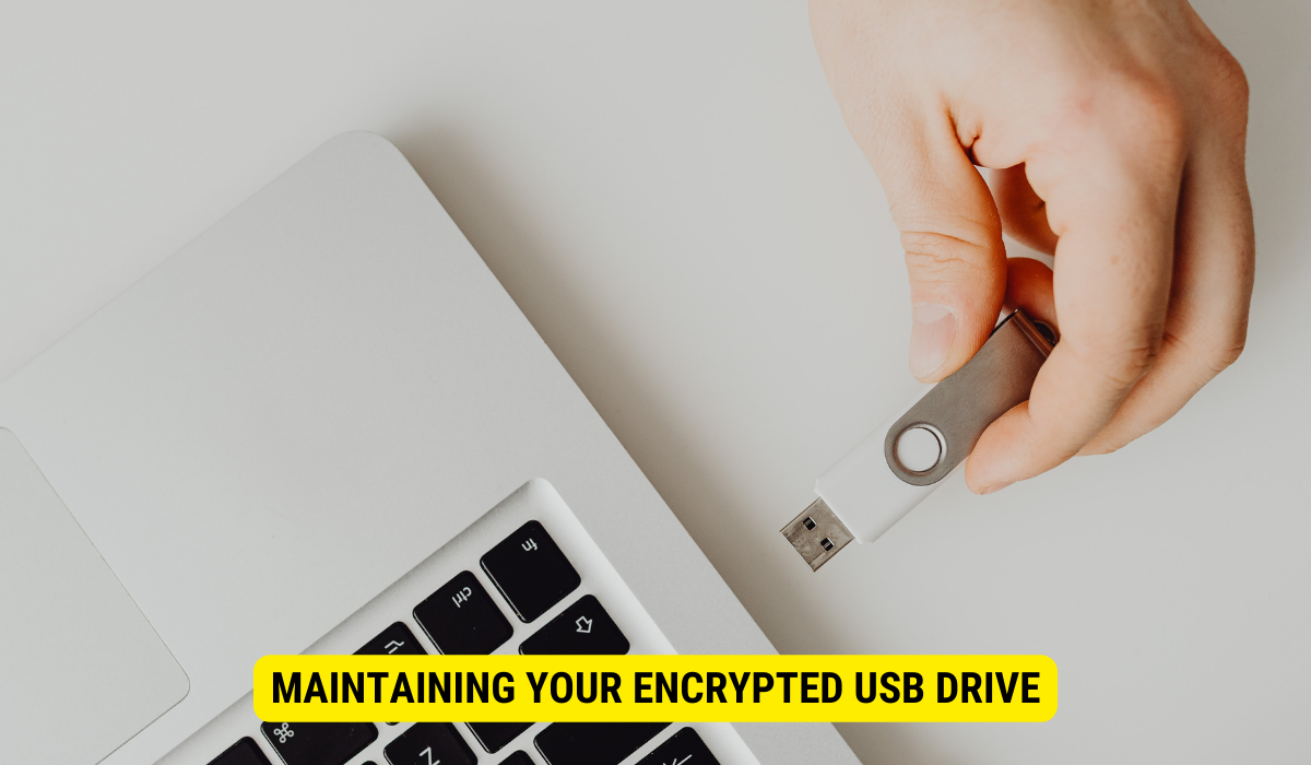 What makes a flash drive encrypted?