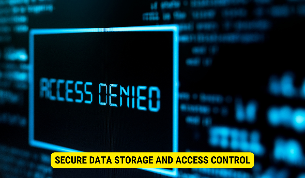 How will you control access to keep the data secure?
