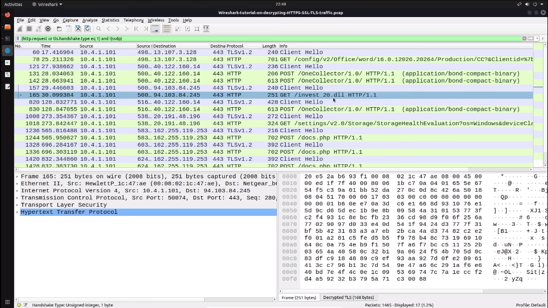 Decrypting SSL/TLS Traffic