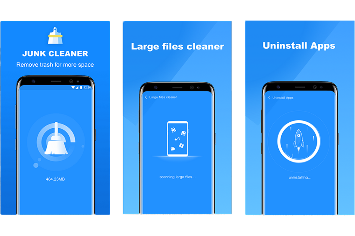 Image Showing Features Of Fast Cleaner App