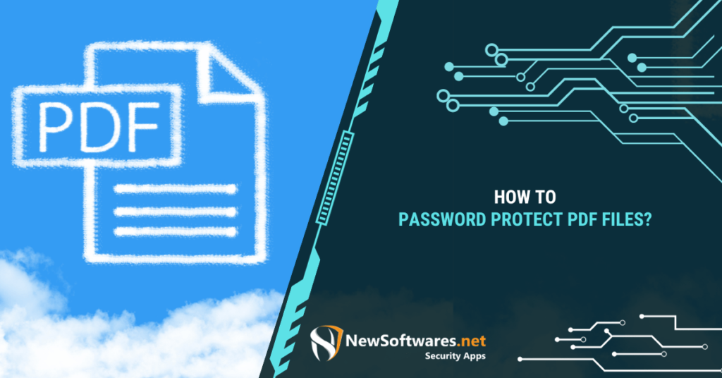 How do I password protect a PDF Files?