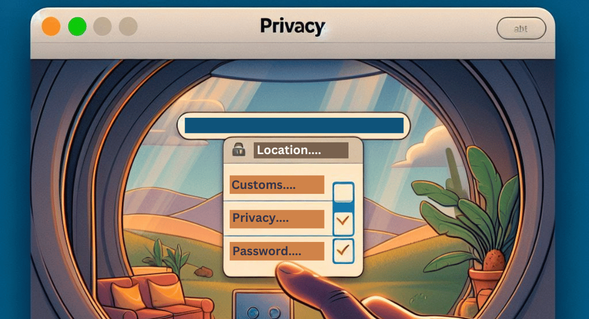  find privacy section
