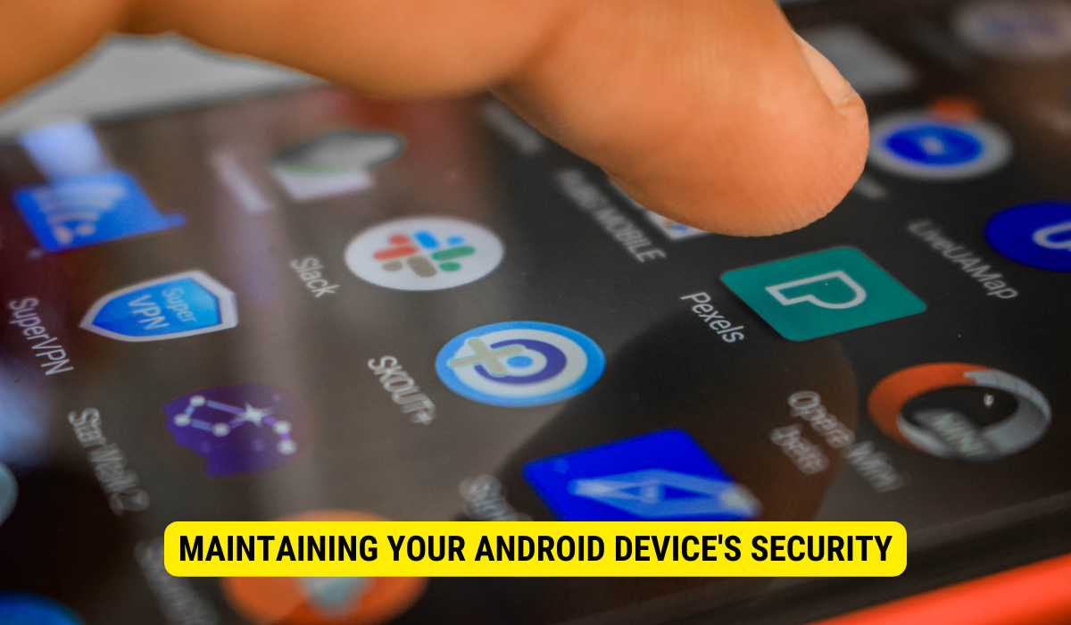 How do I maintain security on my Android phone?