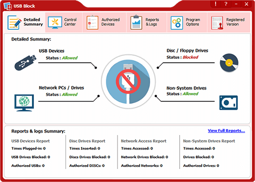 access a blocked USB port