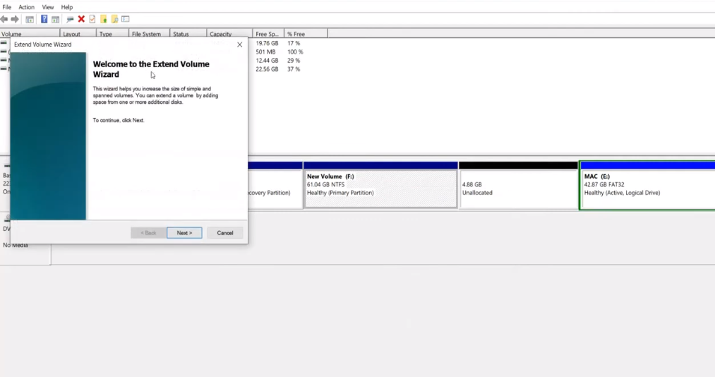 Is it safe to extend a partition