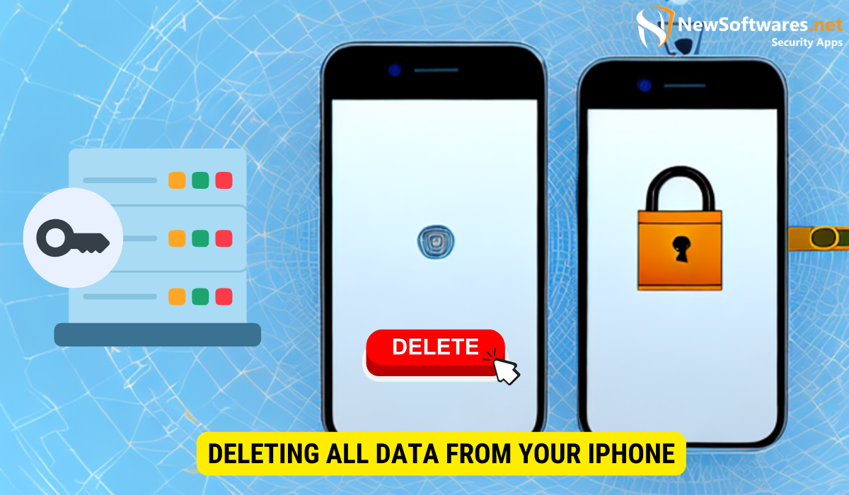 How do I completely delete all data from my iPhone?