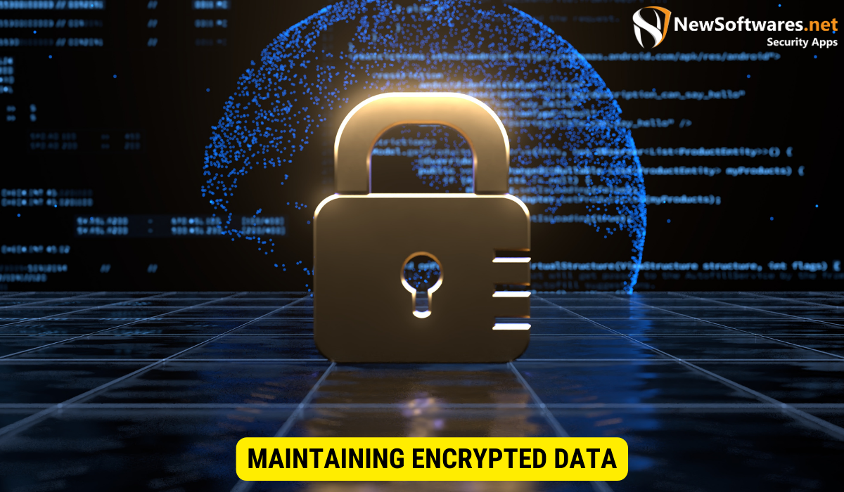 What does it mean to encrypt data?