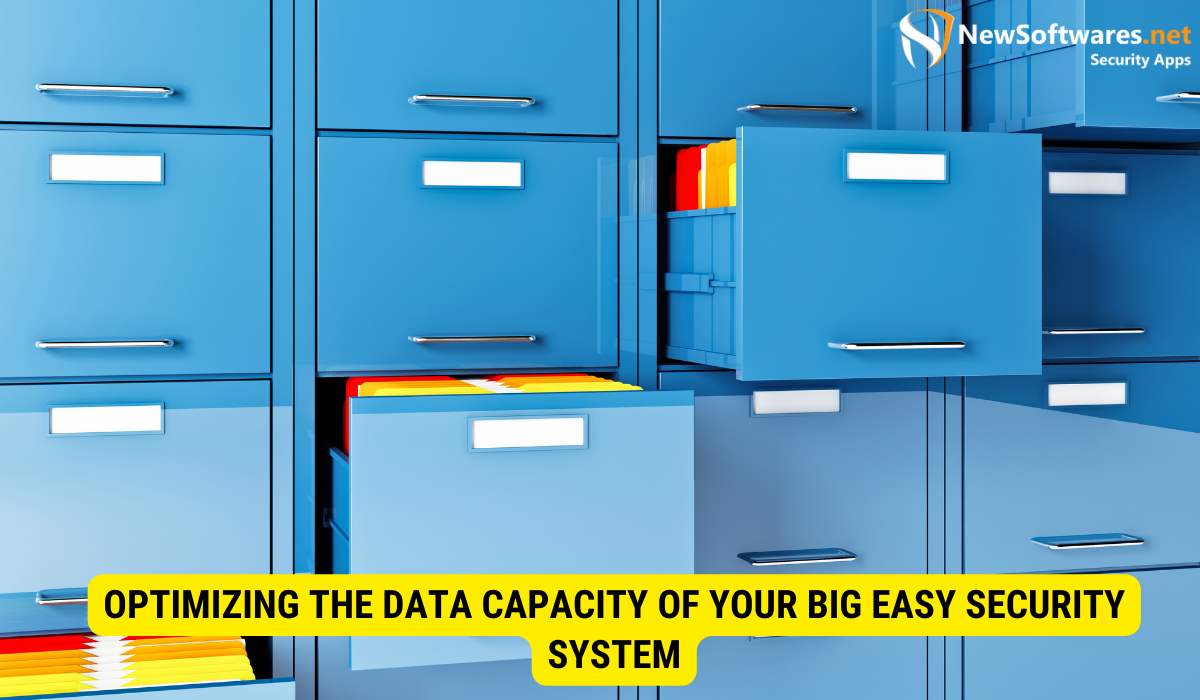 Data Capacity of Your Big Easy Security System