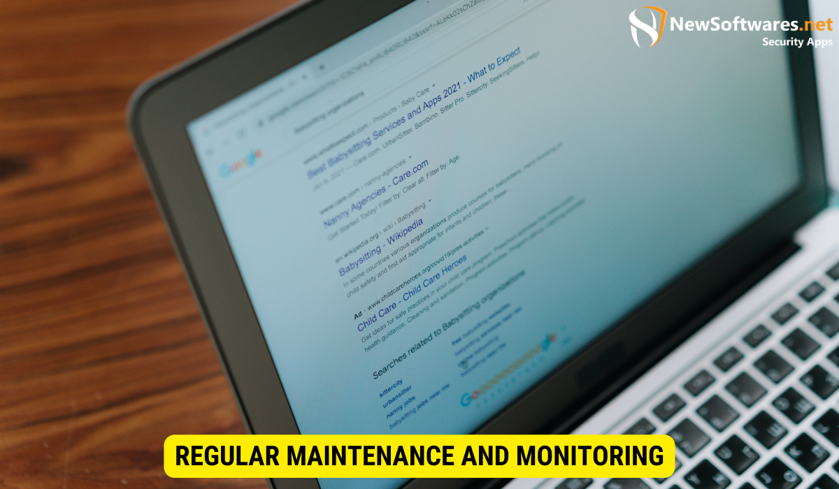 What is the meaning of maintenance monitoring? 