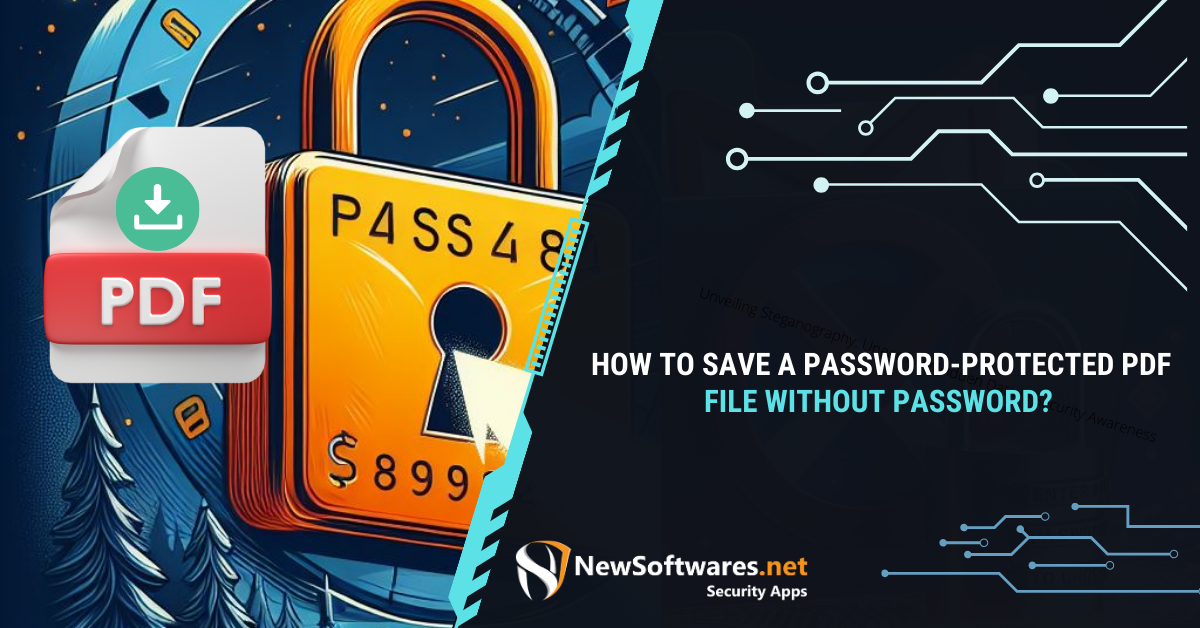 How To Save A Password Protected Pdf