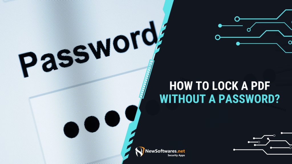 lock a PDF without a password