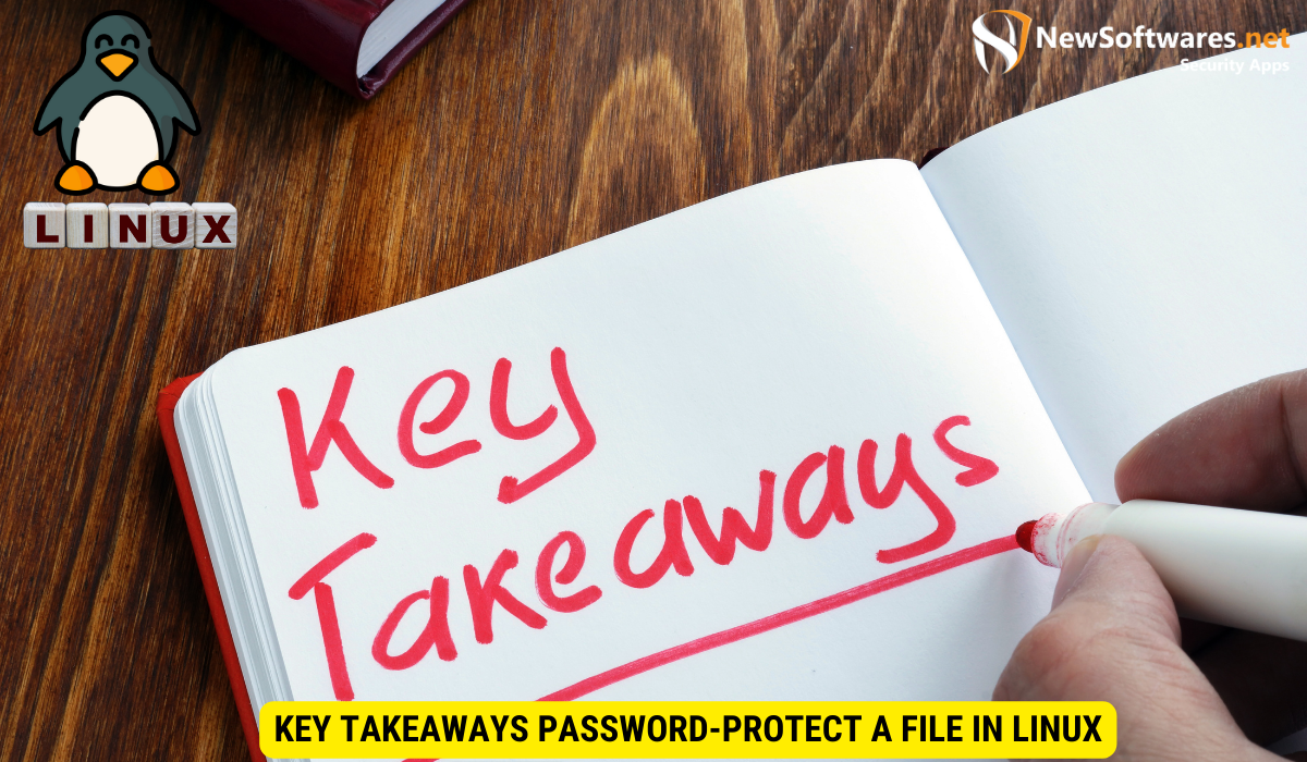 Key Takeaways Password-Protect a File in Linux