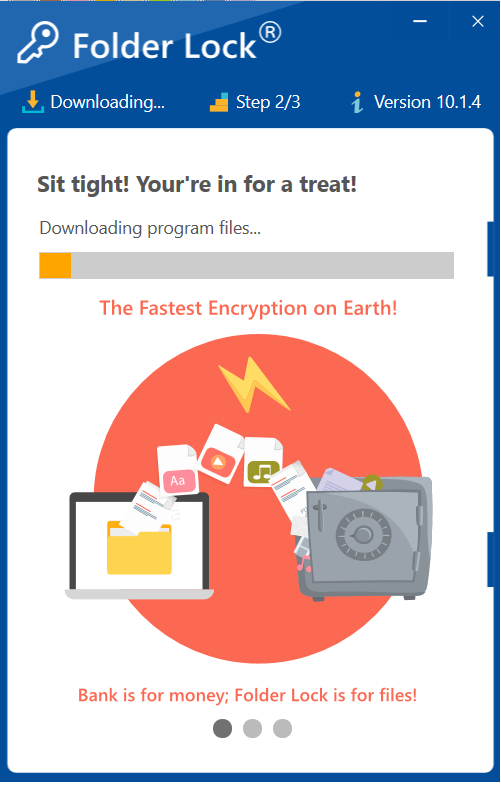 Downloading Program files for Folder Lock