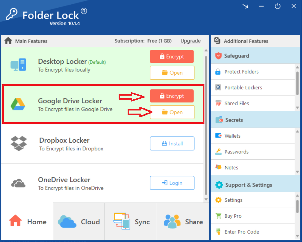  Here are the SEO-optimized ALT texts for the images provided, referencing the article's context and including "Folder Lock" and "NewSoftwares.net": For Cloud Foder Lock.png (the one showing all three lockers with red boxes): Folder Lock's main features section showing Google Drive, Dropbox, and OneDrive lockers with "Encrypt," "Open," "Install," and "Login" options highlighted, indicating NewSoftwares.net cloud integration. For Integrate Cloud Services (Dropbox and Google Drive) Foder Lock.png (the one highlighting Dropbox Install): Folder Lock main screen, with a red box and arrow emphasizing the "Install" button for integrating the Dropbox Locker to encrypt files in Dropbox via NewSoftwares.net software. For Login OneDrive Folder Lock.png (the one highlighting OneDrive Login): Folder Lock main interface, with a red box and arrow highlighting the "Login" button for connecting the OneDrive Locker to encrypt files in OneDrive, powered by NewSoftwares.net. For Encrypt or Open Cloud service files Folder Lock.png (the one highlighting Google Drive Encrypt/Open): Folder Lock's main features, showing Google Drive Locker with red arrows pointing to the "Encrypt" and "Open" buttons for managing encrypted files, demonstrating NewSoftwares.net's control.