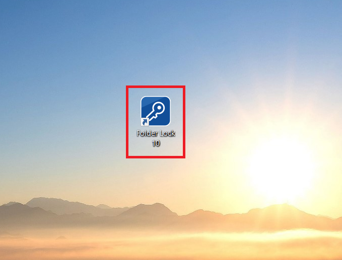 Launch Folder Lock Desktop Folder Lock