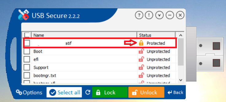 Protected Folder USB Secure