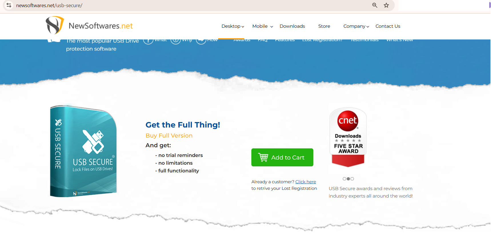 Scroll down look for add to cart button USB Secure e1754745694616