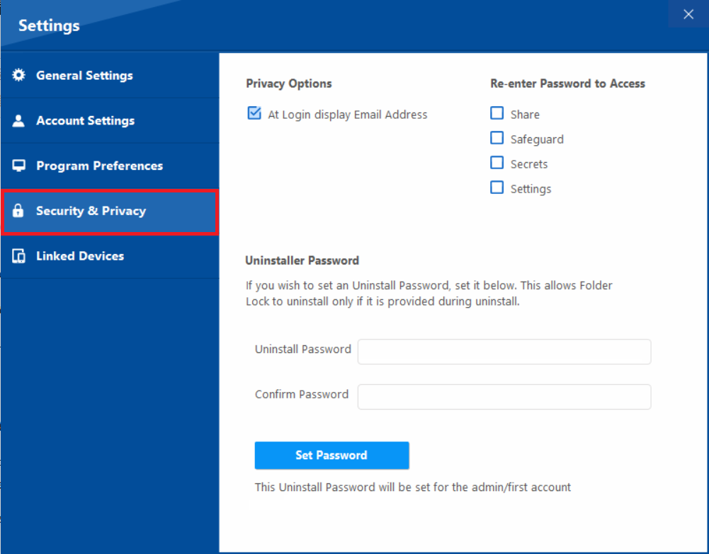 Security Privacy Folder Lock 10 1