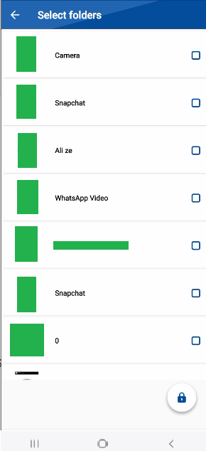 android phone's gallery Folder Lock android app