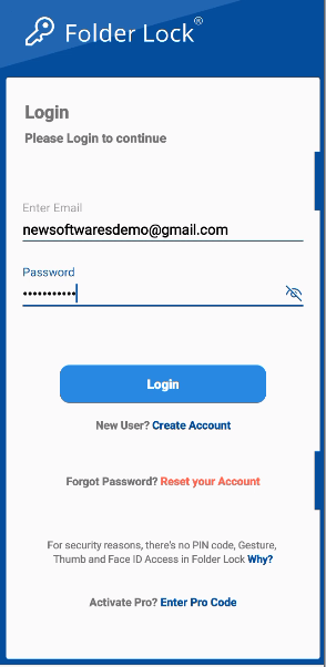 login folderlock 2