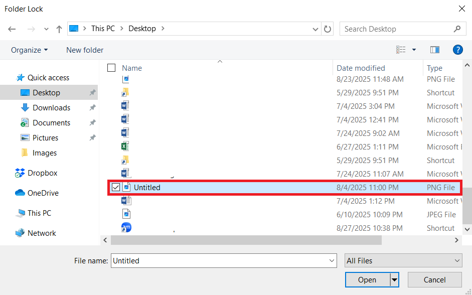 Browse image file from its Location