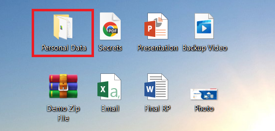 Folder to lock from your PC in Pendrive USB Secure