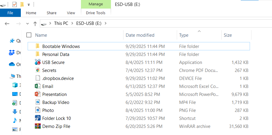 Locked Word Document in Pendrive