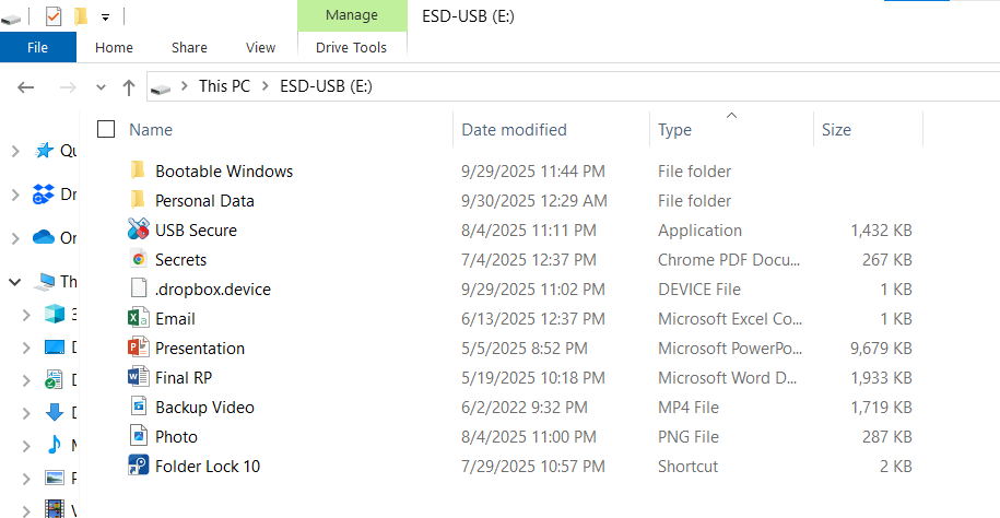 Locked and hidden ZIP File in Pendrive